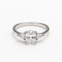 Anneau Idee Preziose dal 1987 Femme in Or blanc Zircone IP.AK18B/38 - IP.AK18B/38